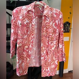 Paisley Unisex Shirt by JM Collection (Size 10)